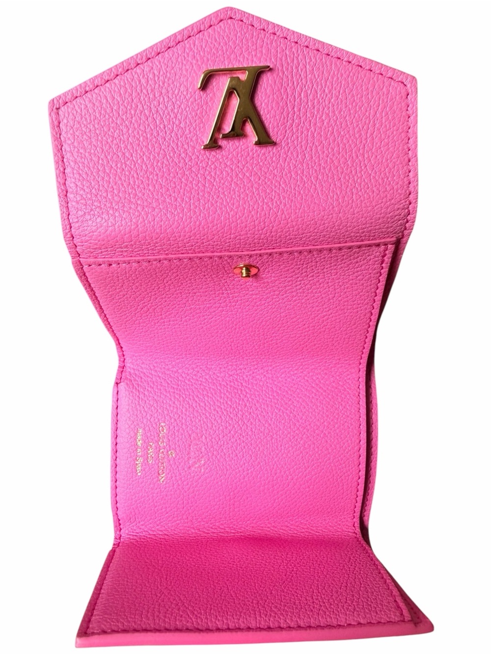 Louis Vuitton Portefeuille Lock Mini in Rose Lollipop- FREE COA - Picture 5 of 5